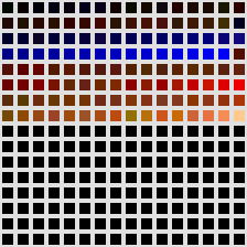 24-bit palette made using colour reduction